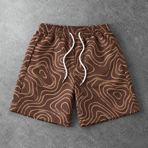 Shorts de streetwear imprimés pour le voyage, graphismes décoratifs, illustrations originales, décoration de vêtements, planification de collection, style quotidien - Product Image 2
