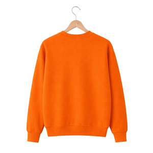 Men's Plain Crew Neck Sweatshirt Custom Logo Cotton <b>Fleece</b> Pullover Casual Winter Wear Wholesale Apparel Manufacturer - Product Image 3