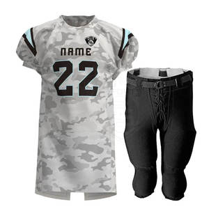 Prix de gros, uniforme de football américain respirant et léger, logo personnalisé, créez votre propre uniforme de football américain - Product Image 1