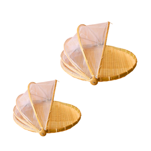 Premium BAMBOO TRAY with <b>Mesh</b> Net Traditional & Eco-Friendly Vietnam Supplier, Food Protection & Drying - Product Image 1