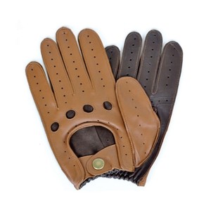 2026 New Winter Thermal Real <b>Leather</b> Men <b>Fingerless</b> Driving <b>Gloves</b> Unlined Plain Customized Colors High Quality <b>Leather</b> - Product Image 3