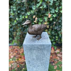 Escultura de Pato de Bronce a Precio de Mayoreo, Figura de Pájaro Antigua para Decoración de Mesa o Encimera - Product Image 4