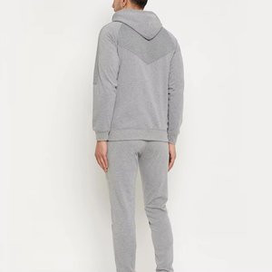 Conjunto Deportivo de Primera Calidad con Logotipo Personalizado, 100% Algodón, Estampado Puff, Sudadera con Capucha de Manga Larga, Conjunto Deportivo de Felpa Francesa para Hombre - Product Image 2