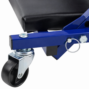 Siège d'atelier convertible 3-en-1 Z Creeper avec roues, capacité 350 lbs, pliable, pour garage automobile GAPGAR033 - Product Image 3