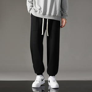 Pantalones Deportivos y Joggers para Hombre - Tallas Grandes, Otoño/Invierno, Corte Holgado, Gruesos, con Cordón Ajustable - Product Image 3