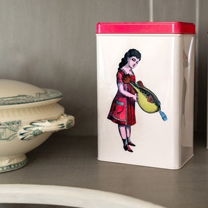 Premium Quality Customised Enamel Ivory Pink French Country Design Eco-Friendly Durable Rectangle Waterproof Storage Box - Product Image 1