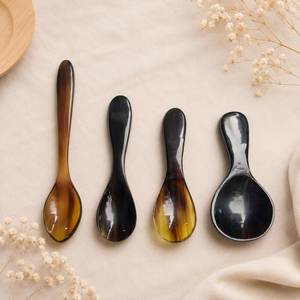 Juego de 2 Cucharas para Servir Ensaladas, Estilo Americano, con Mango Largo, Chapadas en Oro Rosa, Ecológicas, para Campamentos, Fiestas y Viajes - Product Image 5