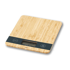 Bilancia Digitale da Cucina in Bambù, 5kg Max, Precisione 1g, con Funzione Unità e Tara per Cucinare e Fornare - Product Image 1