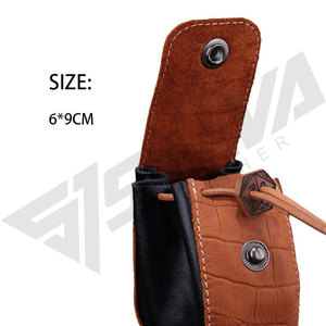 square shape leather <b>dice</b> pouch in brown leather for <b>dice</b> games in very cheap prices - Product Image 4