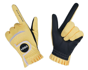 Sheepskin Cabretta Best Selling Left Right Hand Breathable Custom Soft Leather UV Protection Comfortable Men Golf Gloves New - Product Image 1