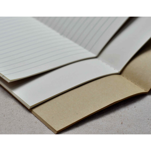 สมุดบันทึกปกหนังแบบสามพับส่วนตัว สมุดบันทึกการเดินทางแบบกำหนดเองได้ เติมกระดาษได้ ของขวัญทำมือสำหรับผู้ชาย สมุดวางแผนการเขียน พร้อมยางลบ - Product Image 4