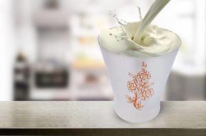 Stainless Steel Laser Print <b>Goblet</b> Glass Premium Drinking Glass for Water Milk Juice Soft Drinks - Product Image 5