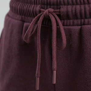 Hot Selling Women Plus Size High Button <b>Drawstring</b> Design Fitness Yoga Shorts Gym Strength Training Breathable Moisture-wicking - Product Image 4