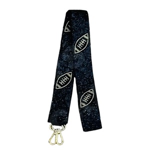 Sangle de sac à main perlée personnalisée, dernier design, avec paillettes et perles de rocaille, pour sac à main, modèle Clear Saints - Product Image 1