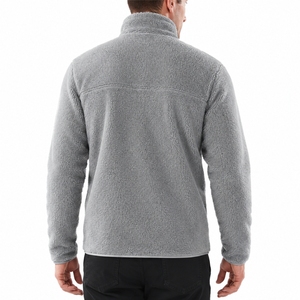 Men Sherpa <b>Fleece</b> <b>Jacket</b> Full Zip Warm Winter Outerwear Classic Style Daily Wear Casual Wear Comfortable Fit For Men <b>Jacket</b> - Product Image 2