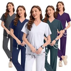 Conjunto Médico Unisex de Rayón Tejido, Transpirable, Suave, de Alta Calidad, con Logotipo Personalizado, Antipilling, de Secado Rápido, al Mejor Precio - Product Image 5