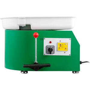 Máquina de Torno de Cerámica Eléctrica de 350W y 28cm con Bandeja para Herramientas de Arcilla DIY, Patas Ajustables y Pedal de Palanca para Cerámica y Esmaltado - Product Image 6