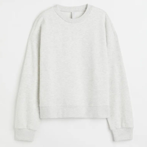 Sweat-shirt décontracté à manches longues et col rond pour femme, imprimé personnalisé, jersey tricoté en polyester/coton molletonné - Product Image 1