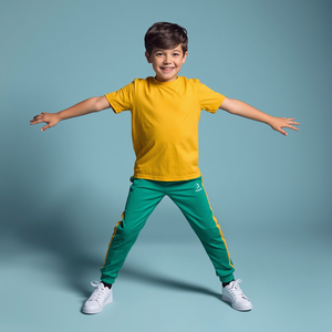 Conjunto de Ropa para Niños, Camiseta y Pantalones, Traje Deportivo, Edad 8-11 Años, Algodón, Estilo Casual, con Personalización OEM ODM - Product Image 1