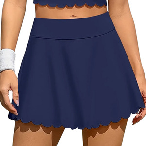 4 Way Stretchable High Waist Tennis Wear <b>Skirts</b> With inner Shorts Customer Demand Sportswear Golf <b>Skirt</b> Skorts Ladies - Product Image 1