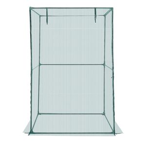 Gabbia per colture alta 3,9 x 3,9 x 5,9 piedi resistente al vento con porta con cerniera, facile da installare, tenda di protezione per piante da giardino esterno con rete - Product Image 4