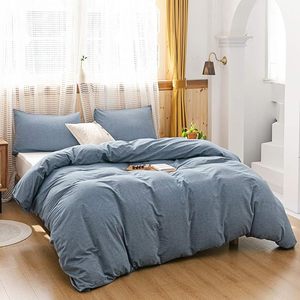 Bộ Đồ Giường Đặt 100% Tấm Ga Giường Prewashed Bông Comforter Đặt Thiết Kế Mới Kết Cấu Bộ Đồ Giường Vua Nữ Hoàng Được Trang Bị Bộ - Product Image 6