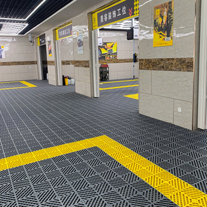 พื้นพลาสติกกันลื่นพื้นระบายน้ำแบบประสานพื้นโรงรถ - Product Image 6