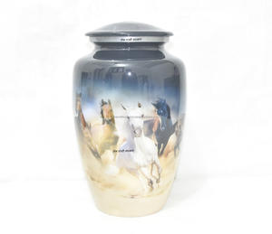 Urna de cremación de aluminio personalizada de alta calidad para cenizas humanas, venta al por mayor, urnas conmemorativas humanas y adultas para cenizas de la India - Product Image 5