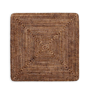 Country Living Rattan Placemat Hand-Made <b>Round</b> <b>Table</b> <b>Mat</b> for Cozy Kitchen Decor Natural Heat Resistant Fiber - Product Image 1