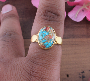 Anillo de banda dividida de cobre con amatista compuesta y motivo de corazón delicado, clásico, de plata 925, para fiesta, venta al por mayor - Product Image 3
