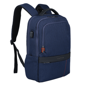 Laptop <b>Backpack</b> Anti-Theft Shockproof <b>Waterproof</b> USB Port Travel Zipper Closure SAKOS Top Selling Custom Design PU Softback - Product Image 5