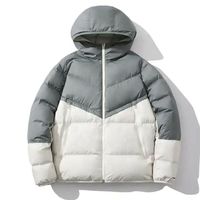 Blouson matelassé vintage premium à capuche zippé pour homme, coupe oversize, chaud, décontracté, streetwear, personnalisable