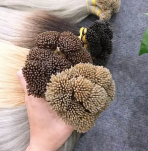 Prix de gros, kératine I Tip disponible dans de nombreuses couleurs et textures, pas d'emmêlement, pas de perte, extensions de cheveux 100% vietnamiennes - Product Image 5