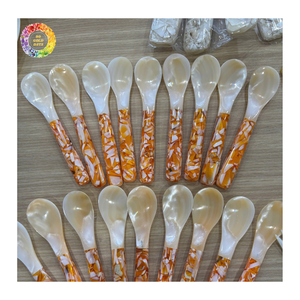 Cuchara para Caviar de Concha de Nácar Pequeña de 10 ml con Mango Largo, Duradera, Ecológica, Plateada, Diseño Zen Asiático para Fiestas y Eventos - Product Image 6
