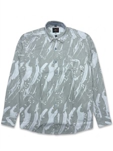 Camisa de camuflaje para hombre, manga larga, con botones, estampada, informal, con logo personalizado, estilo pullover, ropa urbana para adultos - Product Image 4
