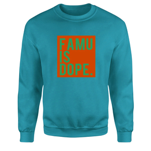 เสื้อสเวตเชิ้ตผ้าฝ้ายฟลีซ FAMU แบบกำหนดเองพร้อมลายพิมพ์ดีไซน์ คอกลม แขนยาว แฟชั่นเสื้อสเวตเชิ้ตสำหรับชมรมนักศึกษา - Product Image 5