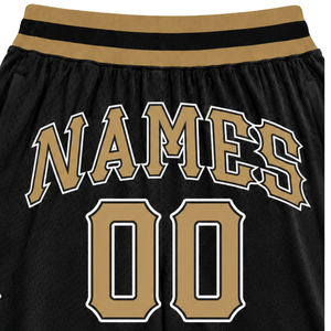 Pantalones Cortos de Baloncesto Sublimados en Negro y Dorado para Hombre, Ropa Deportiva de Poliéster, Pantalones Cortos Deportivos para Entrenamiento y Juego en Equipo - Product Image 6