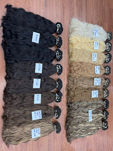 Extensiones de Cabello Humano con Punta en U de Alta Calidad 2026, Cabello Ondulado con Punta en U, Sin Enredos, Sin Caída, Cabello Ruso 100% con Cutícula Alineada - Product Image 4