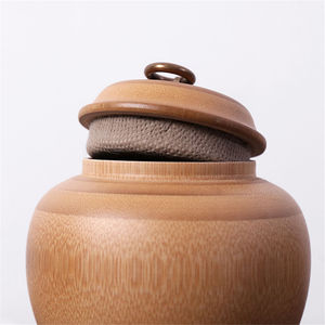 Biodegradable Teardrop Bamboo Pet Urn <b>Memorial</b> Casket for Dogs & <b>Cats</b> Eco-Friendly Ash Keeper - Product Image 3