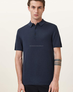 Men's 100% Cotton Casual Hip Hop for <b>Shirt</b> Breathable <b>Button</b> Collar Embroidered <b>Half</b> Sleeve Front Logo Solid Pattern Knitted - Product Image 1