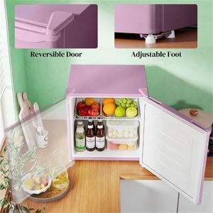 Mini Refrigerador de Escritorio Rosa y Serie de Refrigeradores Compactos Pequeños - Product Image 3
