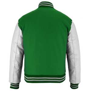 Chaqueta de exterior de alta calidad para hombre, chaqueta universitaria de béisbol personalizada OEM, chaqueta universitaria de nuevo diseño para hombre - Product Image 6