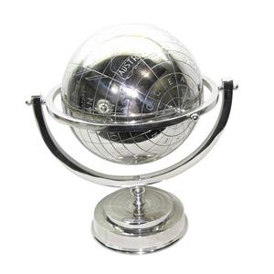 Globo de escritorio de diseño antiguo, globos artesanales de aluminio de lujo, artículo de artesanía india, artículo de regalo decorativo para el hogar - Product Image 1