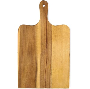 Planche à découper en bois d'acacia avec poignée pour fromage, viande, légumes, idéale pour la cuisine et la découpe de boucher - Product Image 2