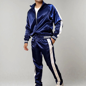 Ensembles de survêtements pour hommes, survêtements à fermeture éclair intégrale, ensembles de jogging décontractés, vestes et pantalons de sport, tenues en 2 pièces - Product Image 2