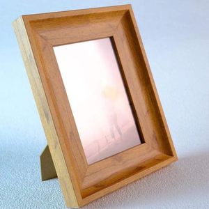 Cadre photo en bois, design simple et moderne, cadre rectangulaire long décoratif, fabriqué en Inde - Product Image 4