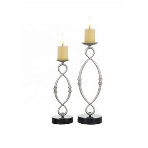 Hot Selling Cast Aluminium Candle Holder <b>Rope</b> Style for One Candle Nickel Plated Home Decoration Candle Holder Metal Crafts - Product Image 6