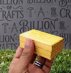 Caja de Madera con Bisagras Personalizada para Fragancias, Estuche de Almacenamiento y Exhibición para Frascos de Attar Vacíos - Product Image 2