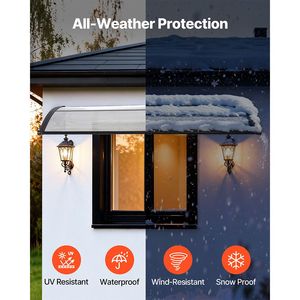 Tende da Sole per Finestre Esterne 38 x 78 Pollici con Staffa in ABS e Drenaggio per Protezione da Pioggia, Neve e Sole - Accessorio Premium per Finestre - Product Image 3