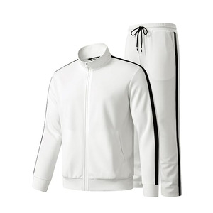 Ensemble de survêtement personnalisé pour homme, collection printemps, grandes tailles, coupe ample, avec logo personnalisé - Product Image 3